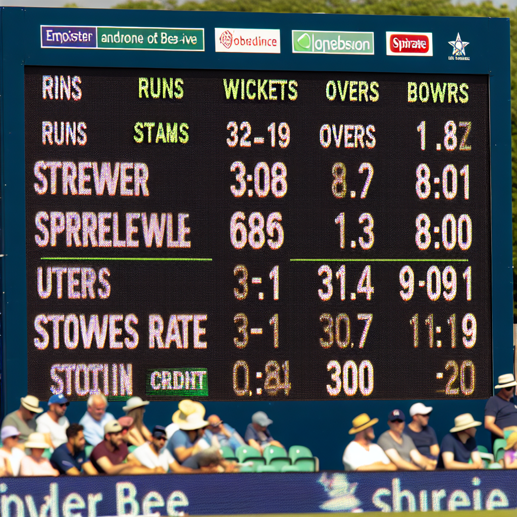 Live cricket schore