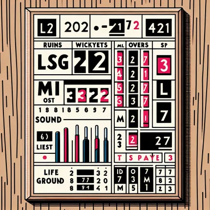 Lsg vs mi 2022 scorecard