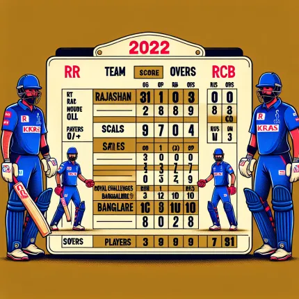 Rr vs rcb scorecard 2022