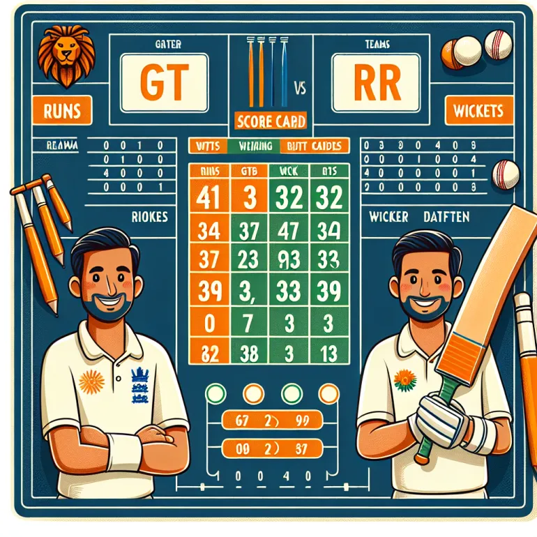 Gt vs rr 2022 scorecard