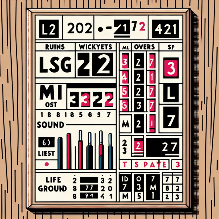 Lsg vs mi 2022 scorecard