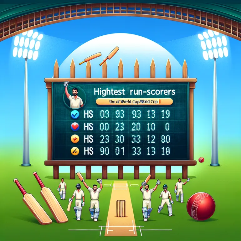 Most runs in world cups