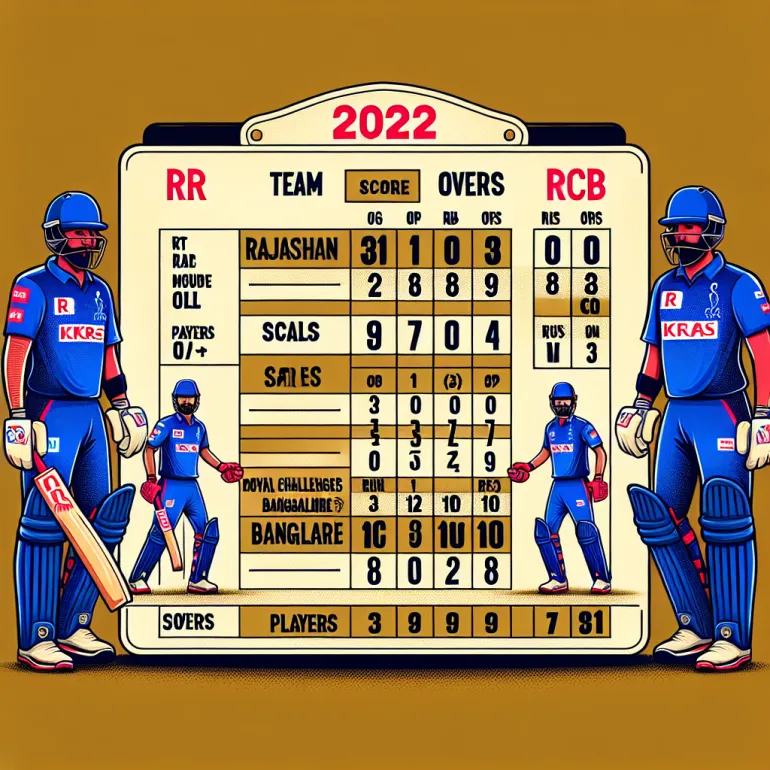 Rr vs rcb scorecard 2022